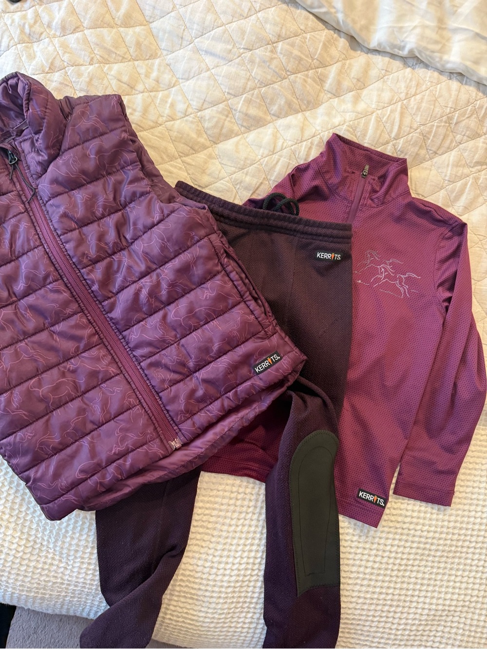 Kerrits Winter/Fall Horseback Riding Set Kids Size Small